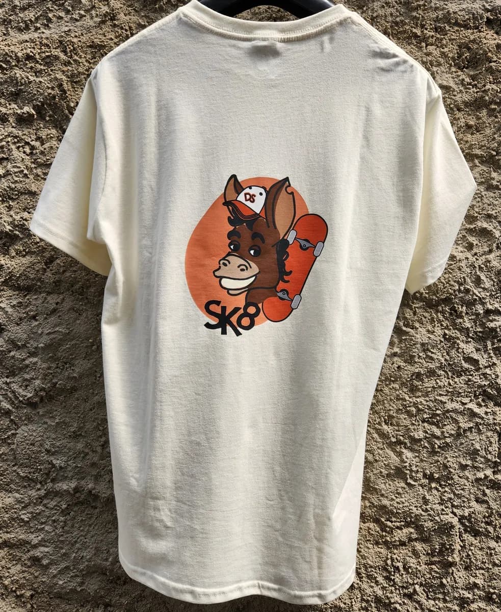 Camiseta Unissex Off White Diburro Stamp Sk8 - Imagem 4